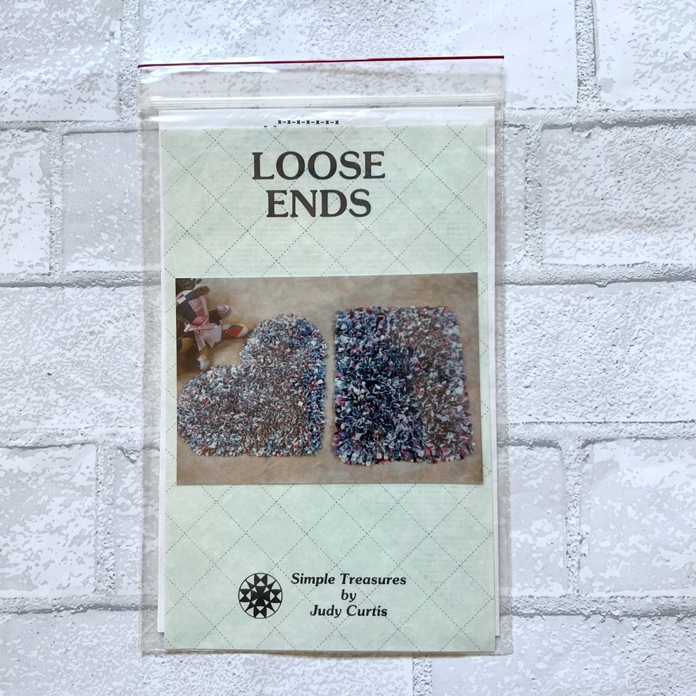 DIY Scrap Fabric Rug Kit | Upcycle & Repurpose Pattern | Loose Ends